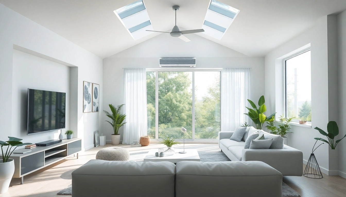 Showcasing Klimaanlage kosten with a sleek installation in a contemporary home setting