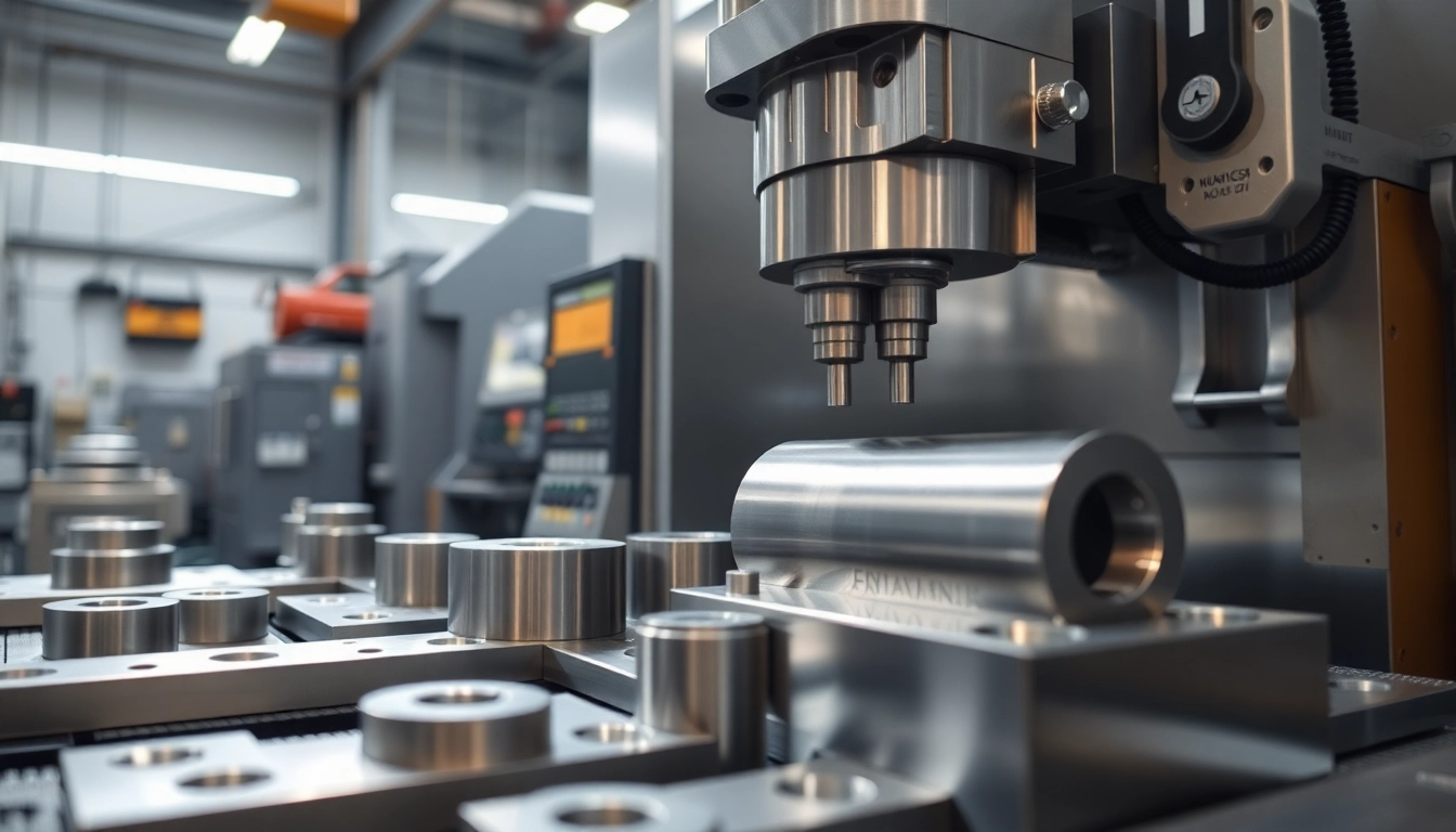 Die Anwendung von Edelstahl CNC fräsen mit einem modernen CNC-Fräsmaschine in einem professionellen Umfeld.