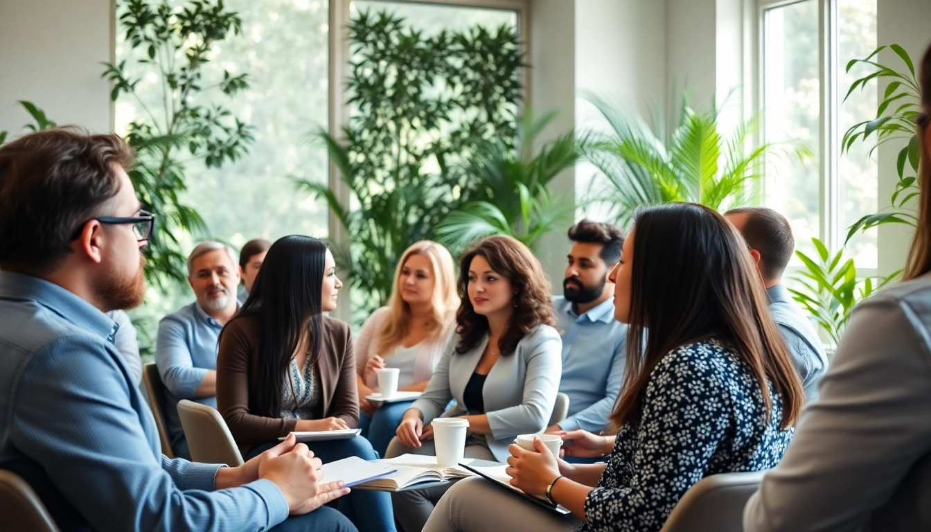 Besonders wichtiges Seminar mit engagierten Teilnehmern in einem sonnigen Raum.