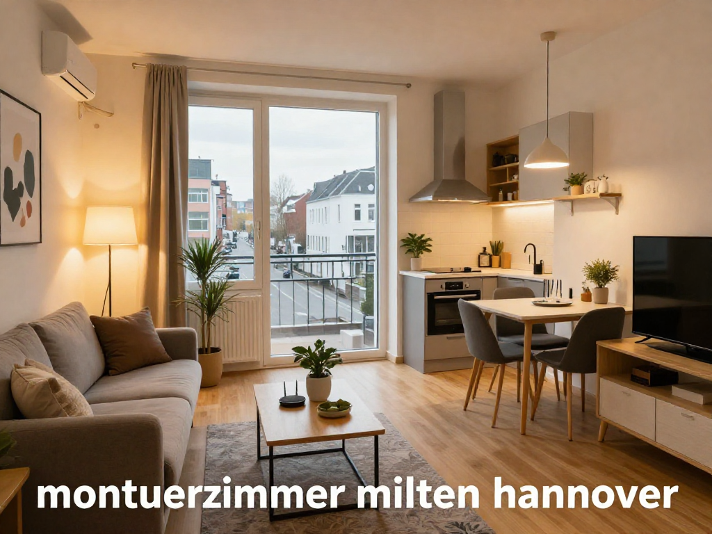 Moderne Wohnung mit gemütlichem Ambiente für Monteurzimmer mieten Hannover