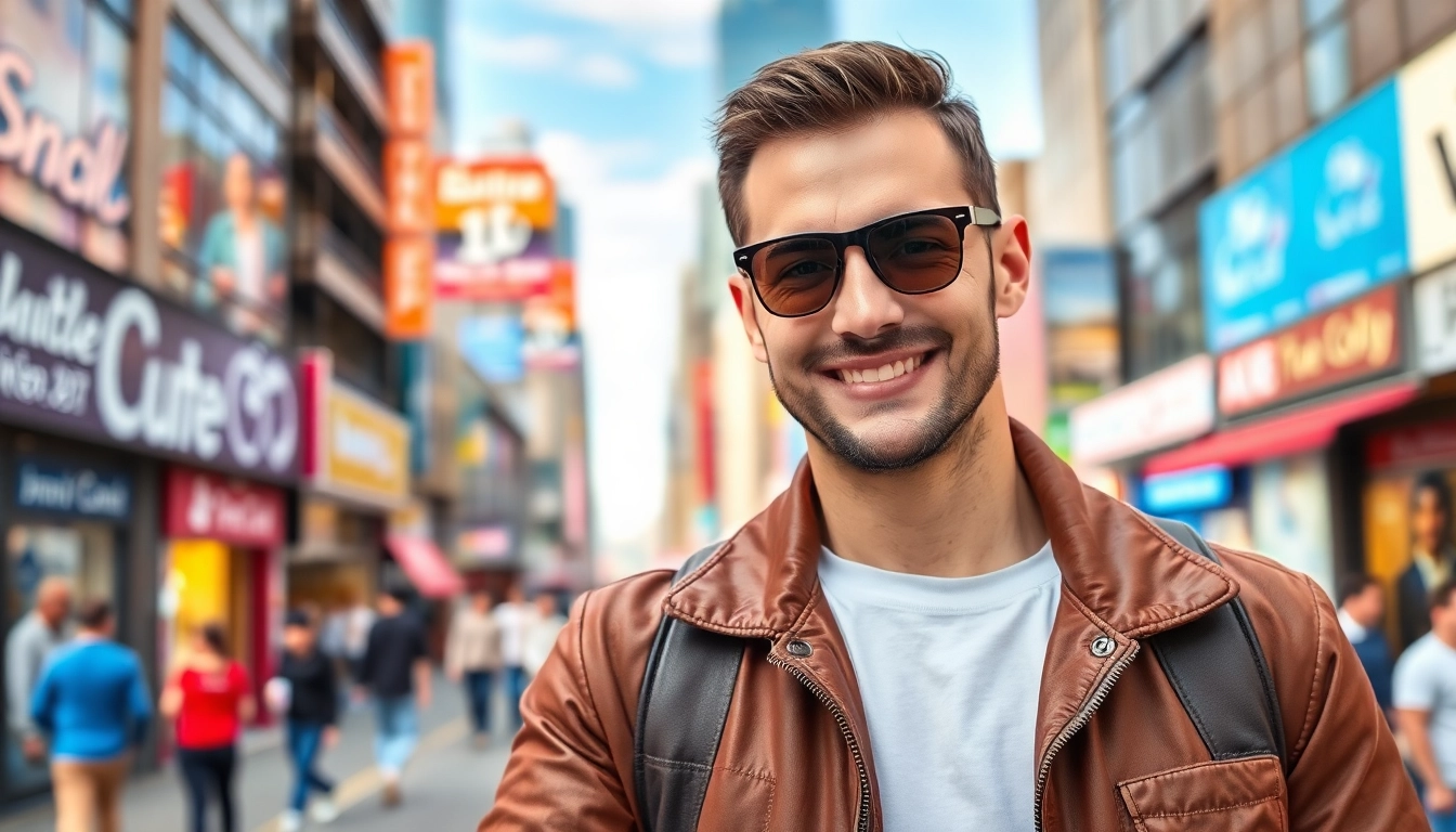Tinder Bilder: Stilvolles Portrait eines Mannes für das perfekte Tinder-Profilfoto
