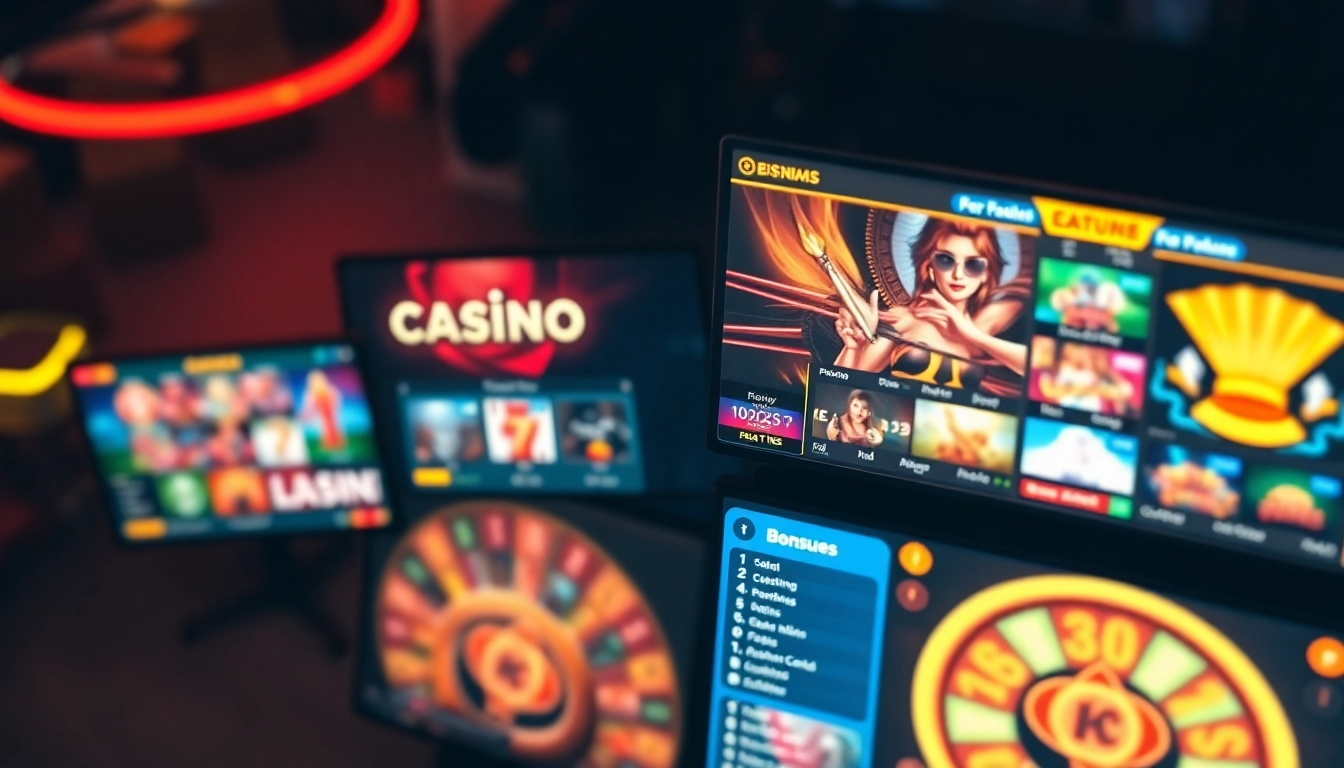 Showcasing seriöse online casinos österreich with vibrant interface and engaging game options.