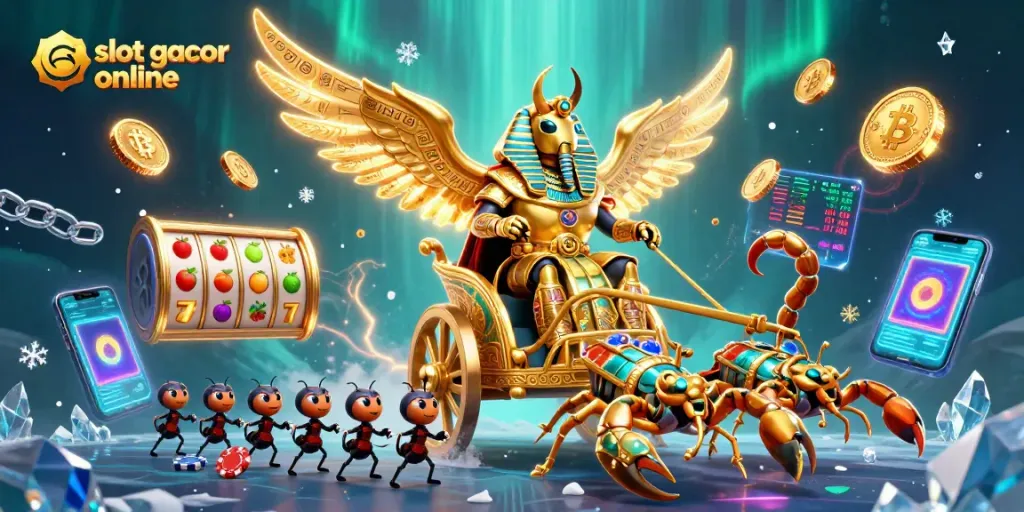 Experience thrilling gameplay with slot gacor online featuring dynamic characters and vibrant casino elements.
