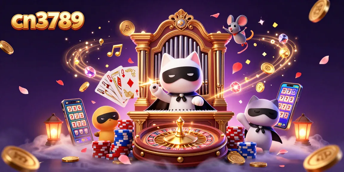Win big with cn3789 as a 3D phantom cat and colorful casino elements light up the scene.