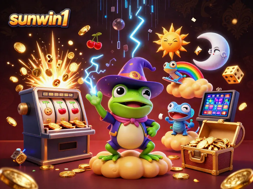 Experience the thrill of gameplay at sunwin1 with vibrant characters and engaging casino elements.