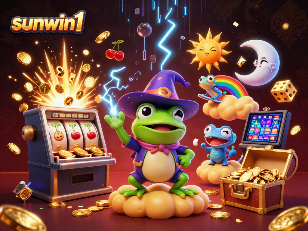 Experience the thrill of gameplay at sunwin1 with vibrant characters and engaging casino elements.