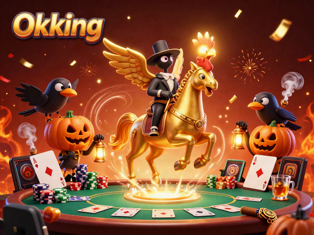 Engage with poker tables and vibrant casino action at Okking for thrilling wins.