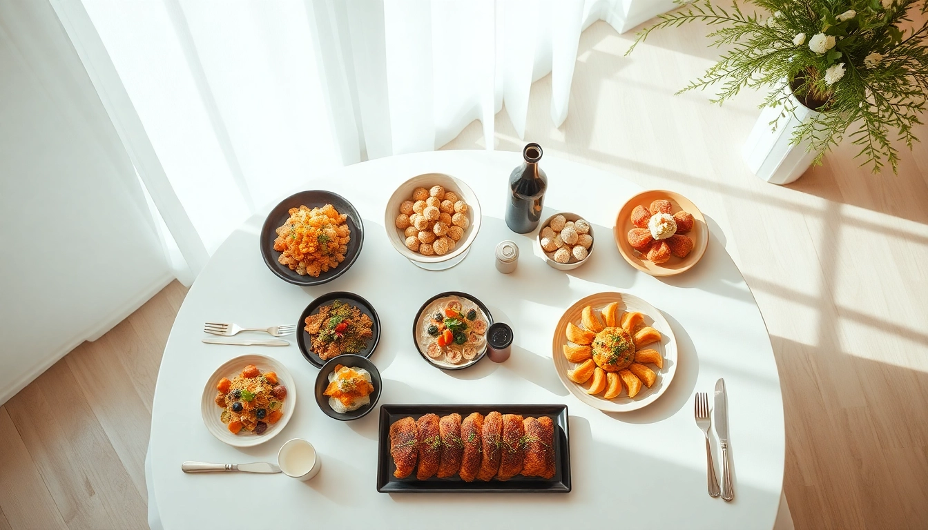 Engaging catering display featuring gourmet selections to entice guests at events.