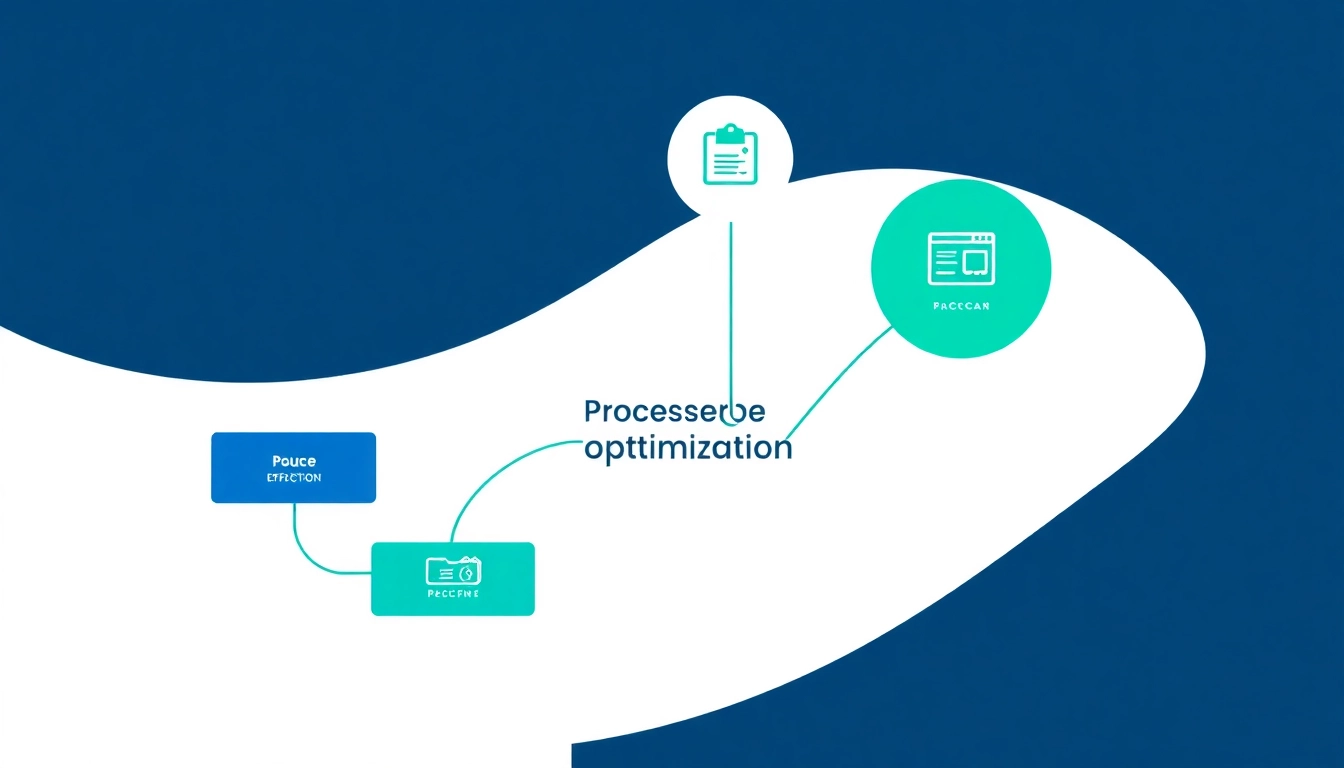 Grafik zur Prozessoptimierung zeigt systematische Ansätze zur Effizienzsteigerung in Organisationen.
