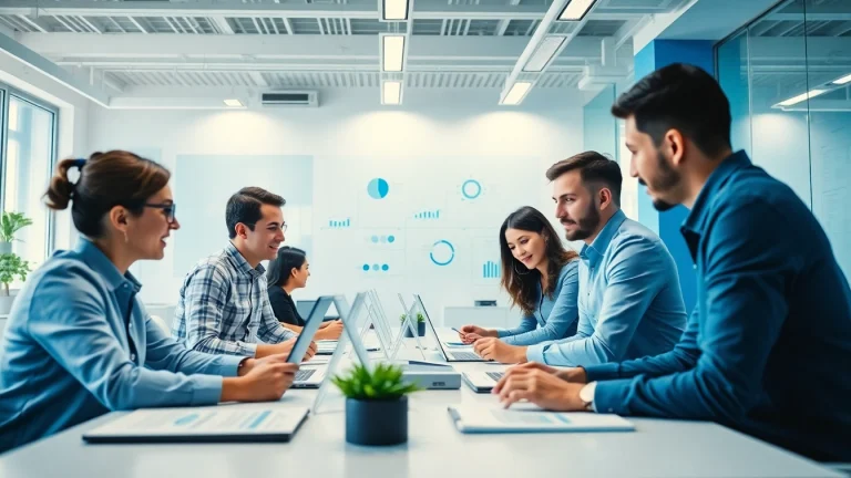 Team collaborating on Prozessoptimierung strategies in a modern workspace.