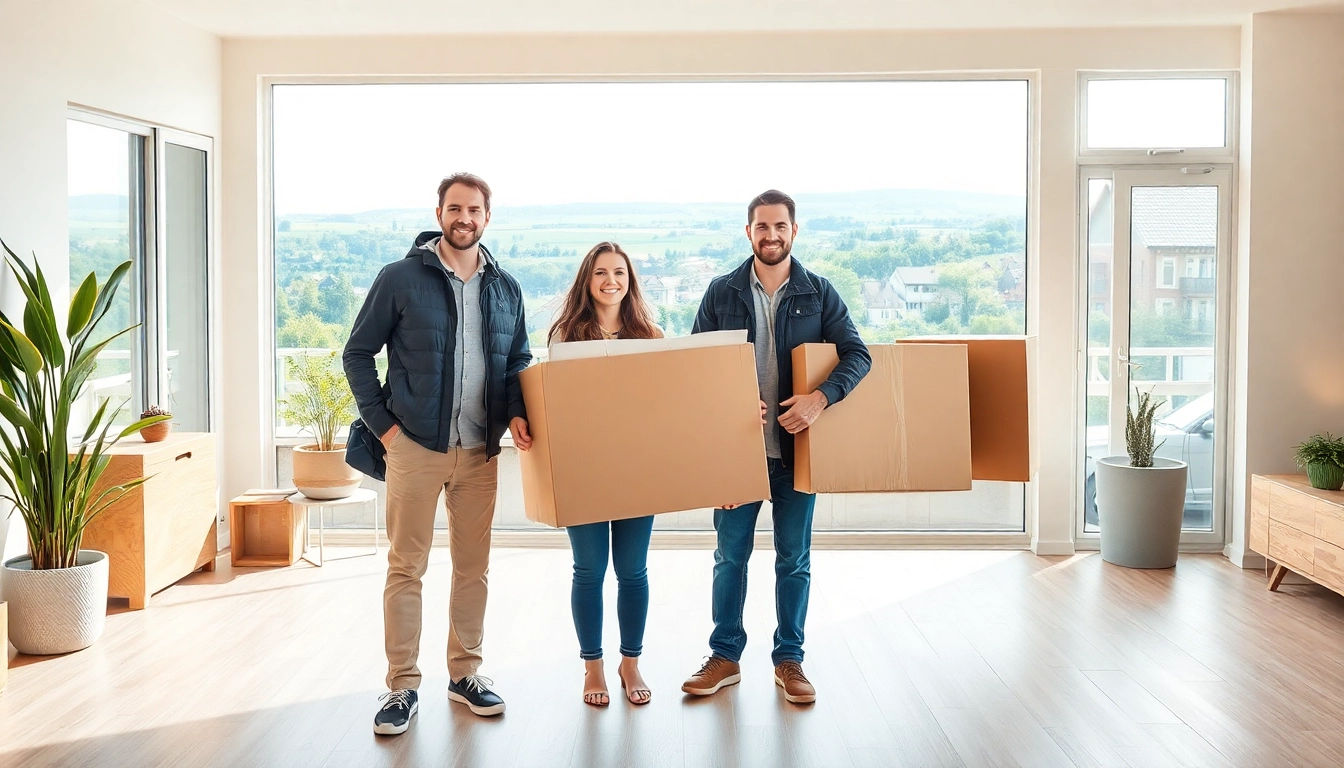 Professionelle Umzugshelfer transportieren Möbel in Saarbrücken, das führende umzugsunternehmen im Saarland.