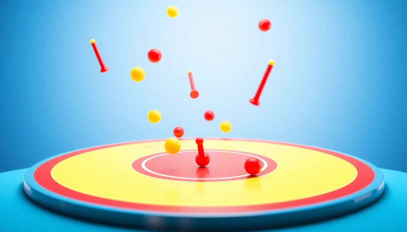 Spielen Sie die aufregende Plinko App mit einer farbenfrohen Plinko-Tafel und fallenden Bällen.