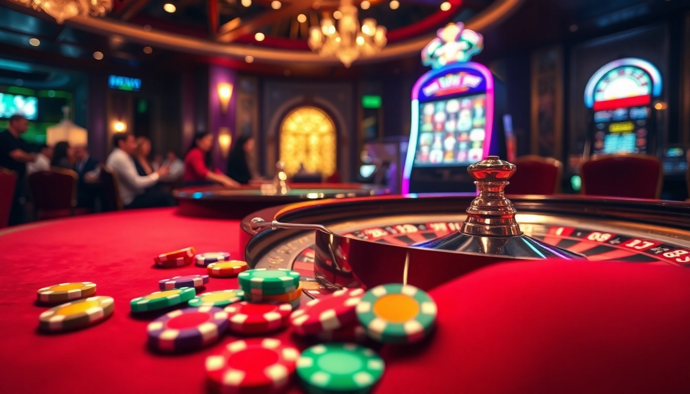 Players enjoying an exciting game at the stylish 789win com casino.