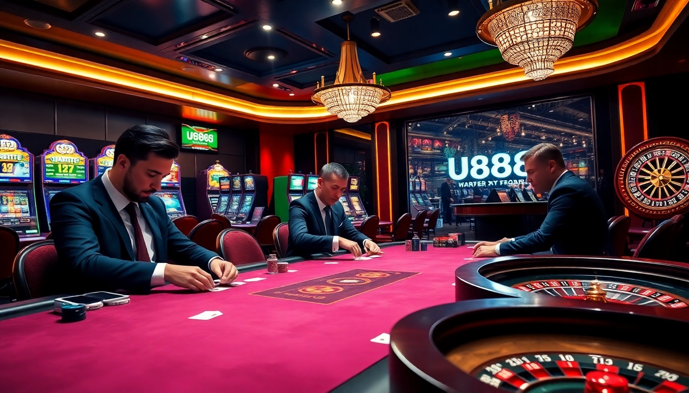 Experience the luxury of gambling at u888 with professional poker games and vibrant slot machines.
