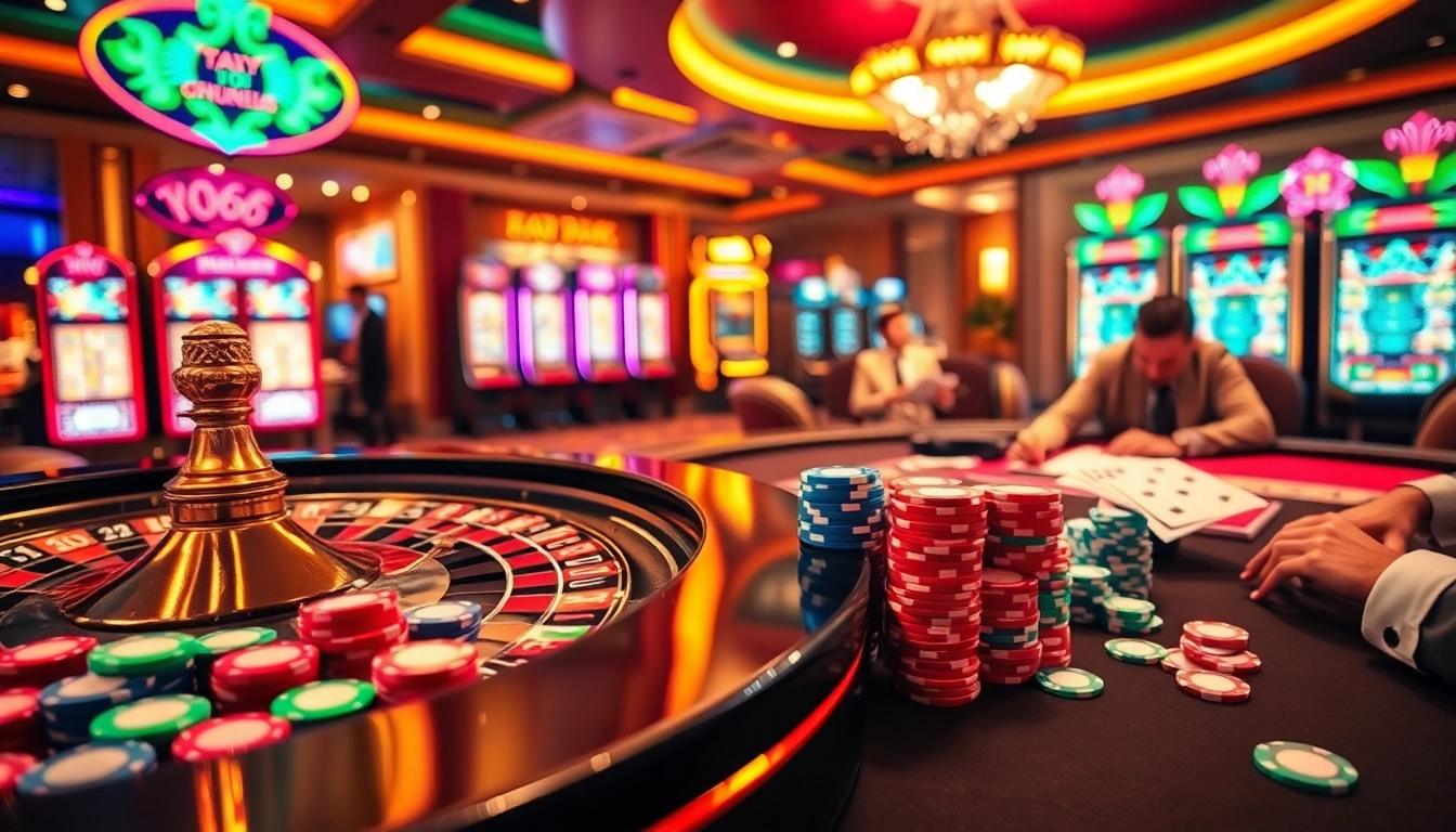 Trải nghiệm sự phấn khích của KO66 với các trò chơi casino sôi động và thiết lập đánh bạc sang trọng.