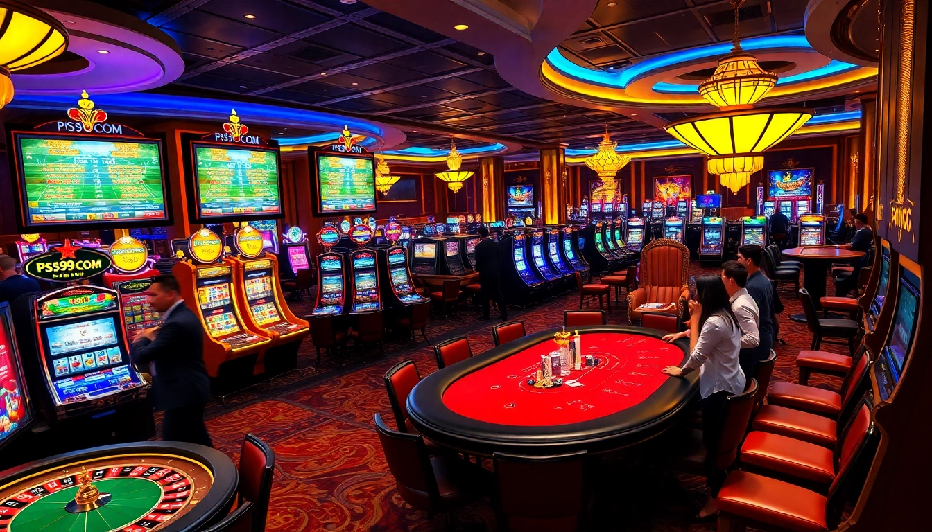 Experience the excitement of PS99 COM at a vibrant casino with players winning big.