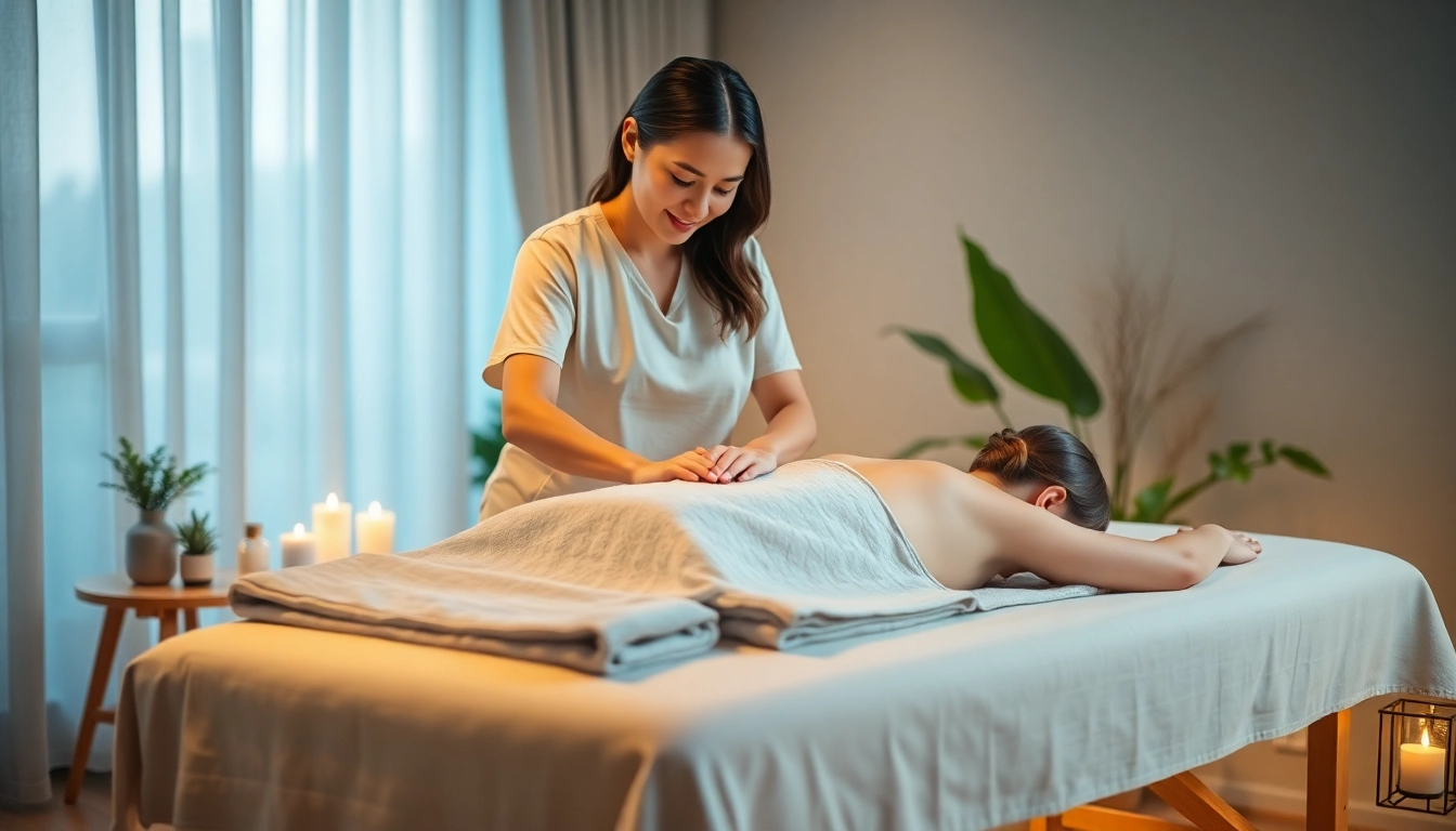 전문 테라피스트와 함께하는 고요한 분위기의 편안한 오산출장마사지 체험.