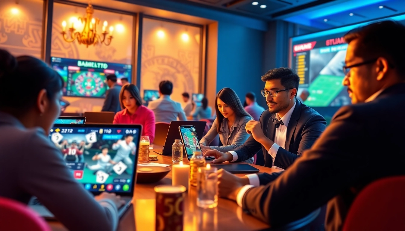 Engaging online gaming experience at 69VN.day with players enjoying various casino games.