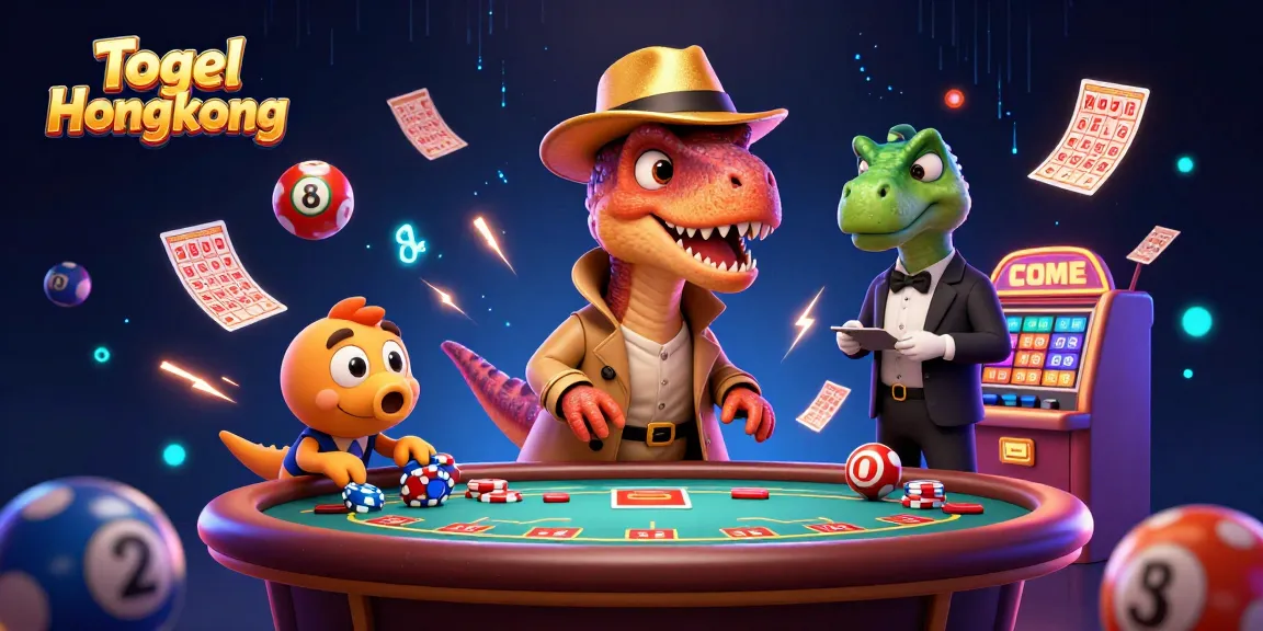 Togel Hongkong animated lottery scene showcasing vibrant characters and dynamic elements in a captivating illustration.