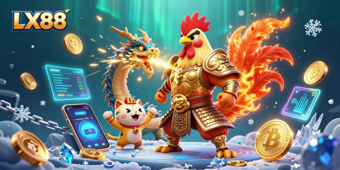 Experience thrilling gameplay at LX88 with dynamic 3D casino elements and vibrant visuals.