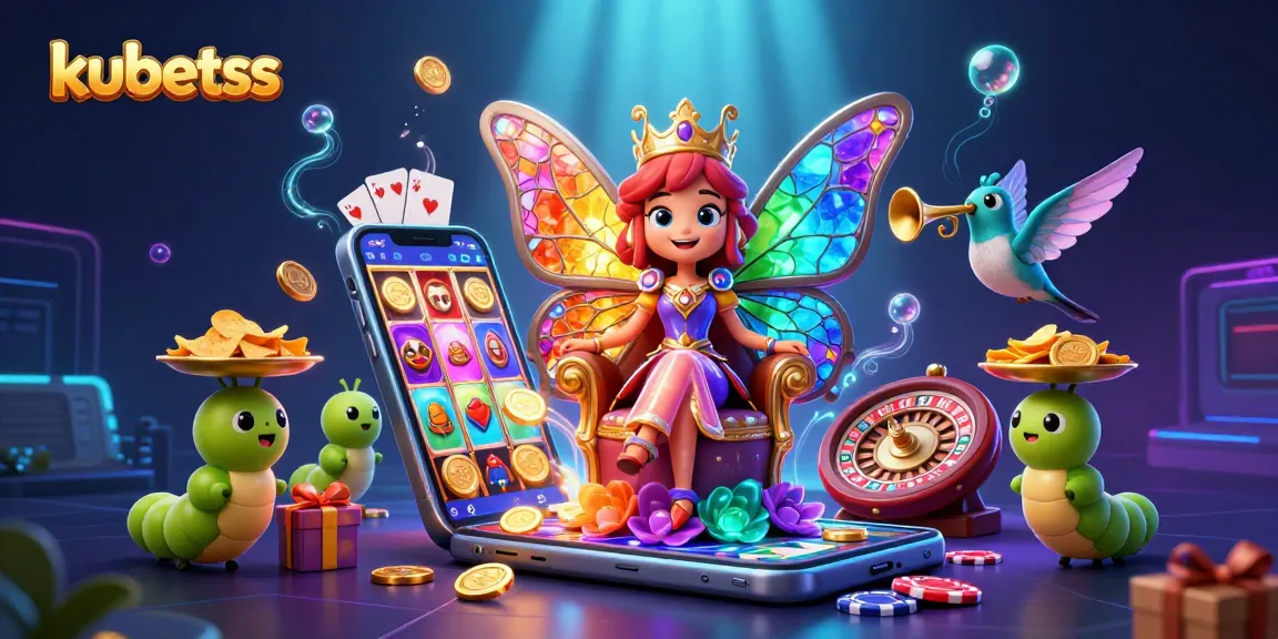 Experience exhilarating gaming at kubetss with vibrant casino elements and a fantasy theme.